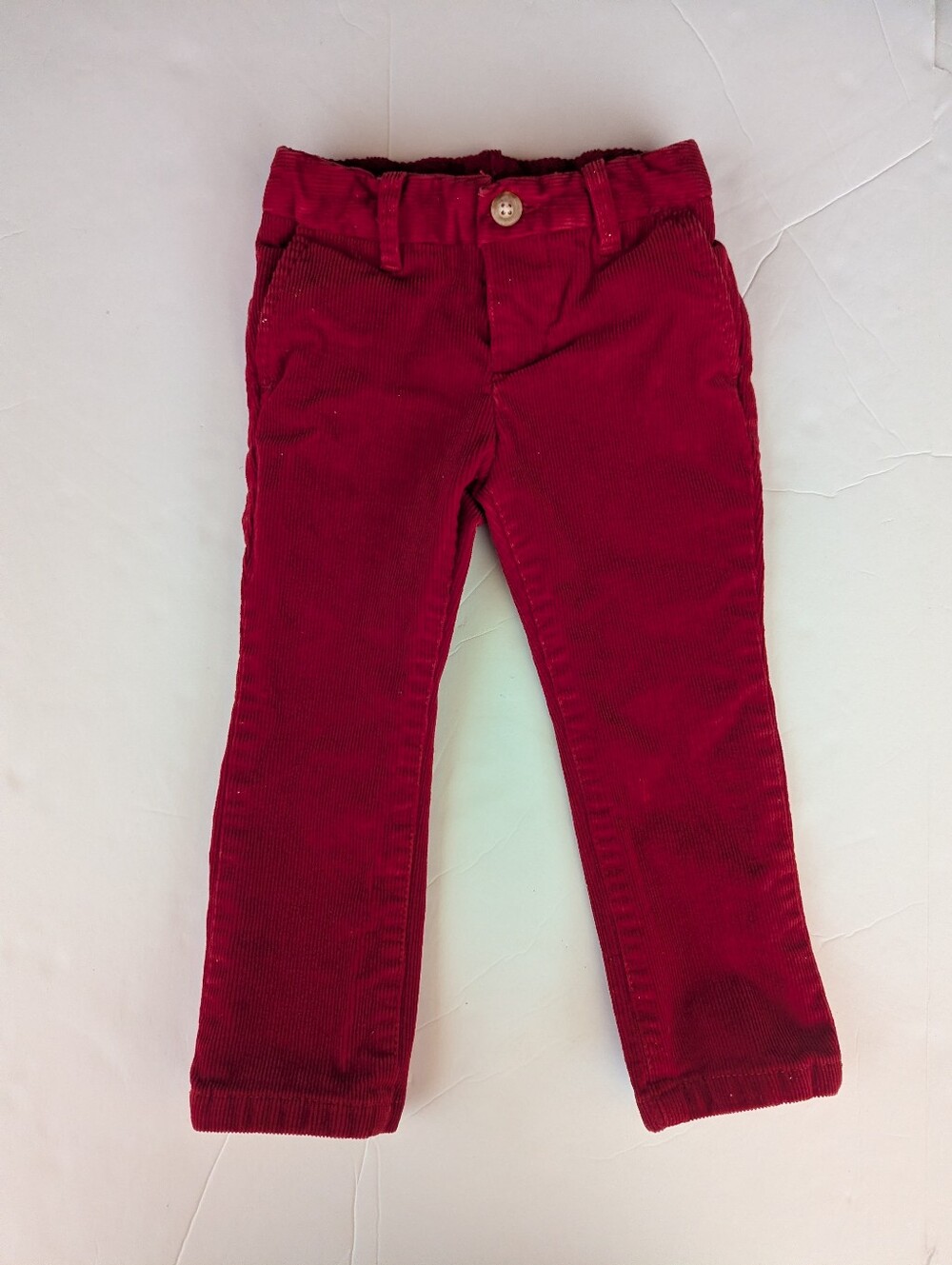Ralph Lauren Pants 2T Boys Red Corduroy Preppy